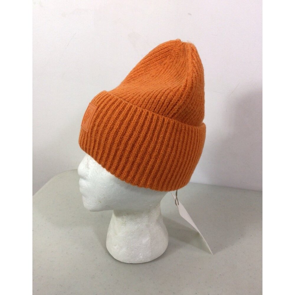 Culture Orange Knit Hat Beanie Womens One Size NEW